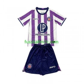 Fußballtrikots Toulouse Kinder Heim Trikotsatz 2023-2024